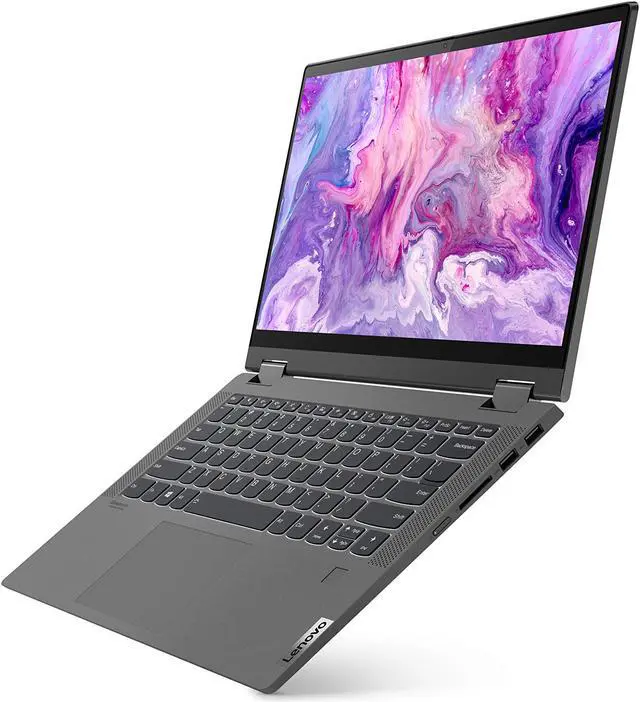 Alt view image 3 of 7 - Lenovo IdeaPad Flex 5 14" Convertible Laptop, FHD (1920 x 1080) Touch Display, Intel Core i5-1035G1 Processor, 8GB DDR4 OnBoard RAM, 128GB SSD, Intel UHD Graphics, Win 10 (81X1004RUS)