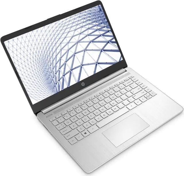 Alt view image 7 of 7 - HP 14-inch Laptop, Intel Core i3-1005G1, 4 GB RAM, 128 GB SSD Storage, Windows 10 Home in S Mode (14-dq1020nr, Natural Silver) (9LL02UA#ABA)