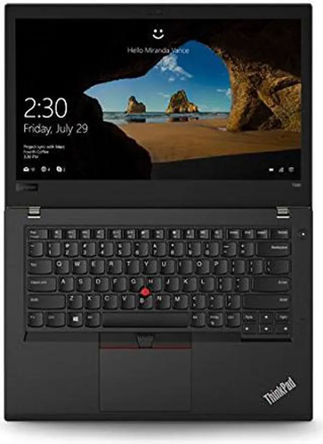 Alt view image 4 of 4 - Lenovo 20L5000UUS Thinkpad T480 20L5 14" Notebook - Windows - Intel Core i7 1.8 GHz - 8 GB RAM - 256 GB SSD, Black (20L5000UUS)