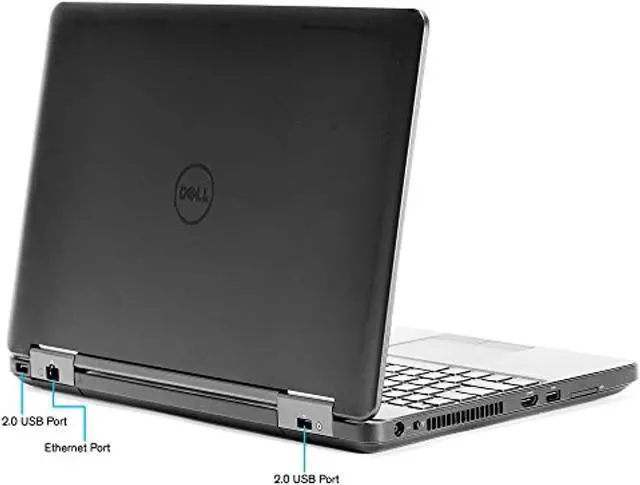 Alt view image 4 of 5 - Dell Latitude E5540 15.6" Laptop, Core i5-4300U 1.9GHz, 16GB Ram, 500GB SSD, DVDRW, Windows 10 Pro 64bit (RENEWED)