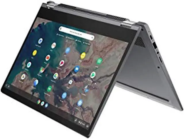 Alt view image 4 of 5 - Lenovo Chromebook Flex 5 13" Laptop, FHD (1920 x 1080) Touch Display i3-10110U Processor, 4GB DDR4 OnBoard RAM, 64GB SSD, Intel Integrated Graphics, Chrome OS, 82B80006UX Graphite Grey (82B80006UX-cr)