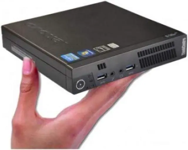 Alt view image 4 of 5 - 2018 Lenovo ThinkCentre M72E Tiny Business High Performance Desktop Computer(Intel Core i3 3220T 2.6G,8G RAM DDR3,500GB HDD,DVD,WIFI,Bluetooth 4.0, Windows 10 Professional)(Renewed) (FCRLEDT0053)