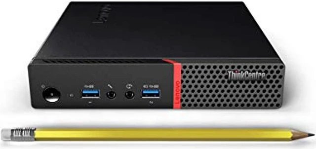 Alt view image 2 of 5 - Lenovo ThinkCentre M900 Tiny Desktop Micro Tower PC (Intel Core i5-6500T Upto -3.1 GHz, 16 GB Ram, 256 GB SSD, USB 3.0, WiFi) Windows 10 Pro (Renewed) ?