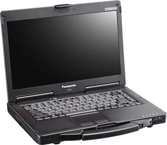 Alt view image 2 of 5 - Panasonic Toughbook CF-53 MK4, i5-4310M @2.00GHz, 14" HD Touchscreen, 16GB, 1TB SSD, Windows 10 Pro, WiFi, Bluetooth, DVD, GPS, 4G LTE (Renewed) (CF-532-cr)