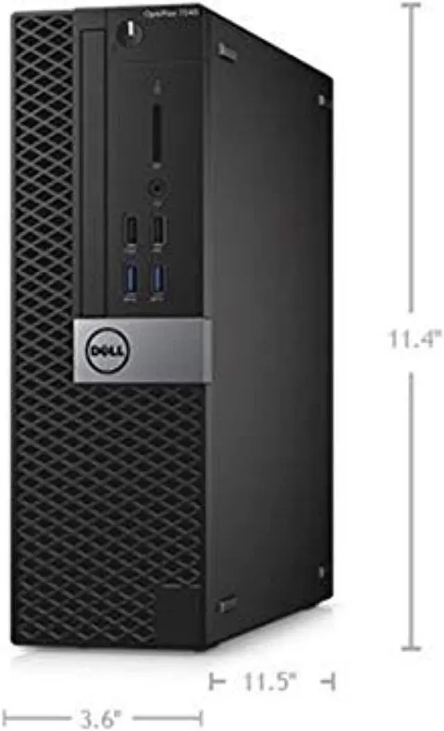 Alt view image 4 of 5 - DELL 5040 SFF Small Form Factor Desktop Computer (Intel i3-6100 3.7GHz, 8GB DDR4 RAM, 128GB SSD, USB WiFi Adapter, HDMI, USB 3.0, Two Displayports, Windows 10 pro) (Renewed)