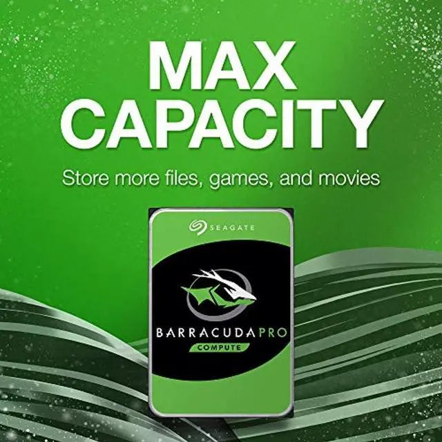 Alt view image 3 of 5 - Seagate Barracuda Pro 10TB Internal Hard Drive Performance HDD - 3.5 Inch SATA 6 Gb/s 7200 RPM 256MB Cache for Computer Desktop PC, Data Recovery (ST10000DM0004) (ST10000DM0004)