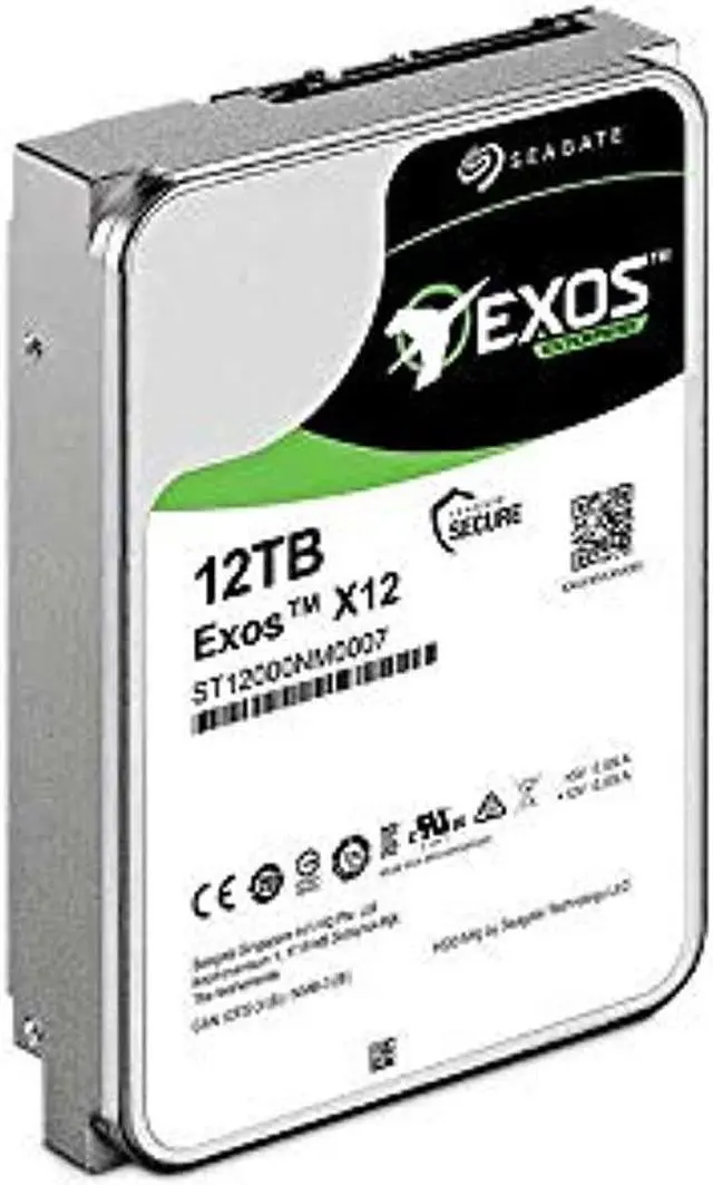 Alt view image 2 of 5 - Seagate Exos X14 ST12000NM0038 12 TB Hard Drive - 3.5" Internal - SAS (12Gb/s SAS) (ST12000NM0038)