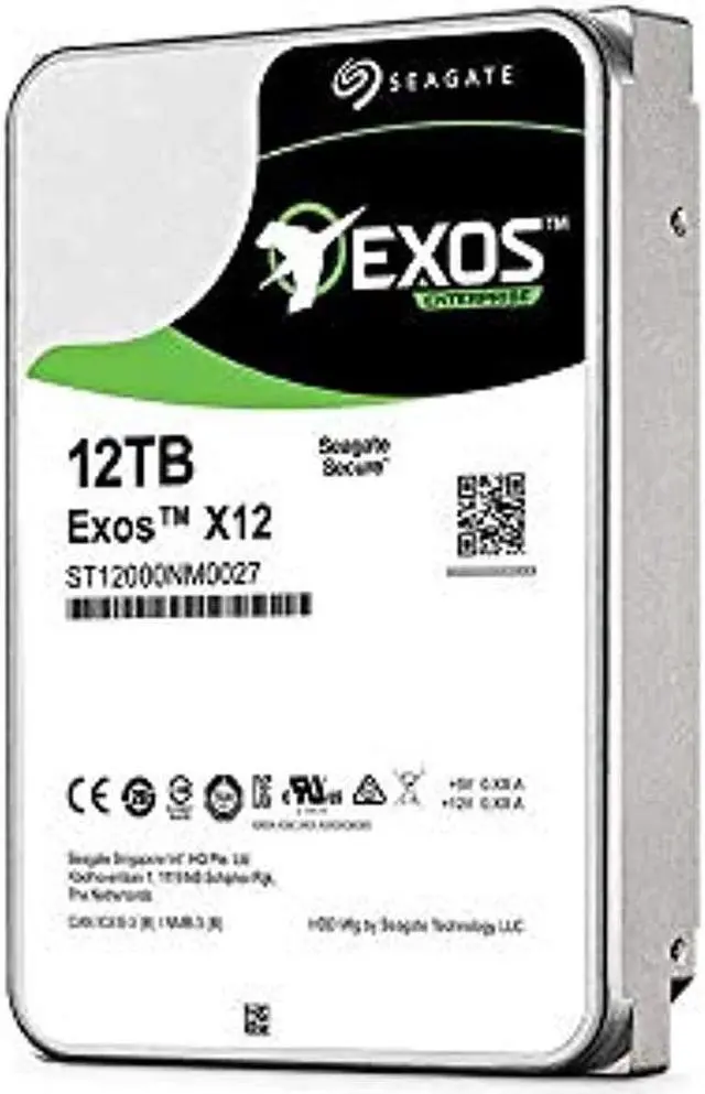 Alt view image 5 of 5 - Seagate Exos X14 ST12000NM0038 12 TB Hard Drive - 3.5" Internal - SAS (12Gb/s SAS) (ST12000NM0038)