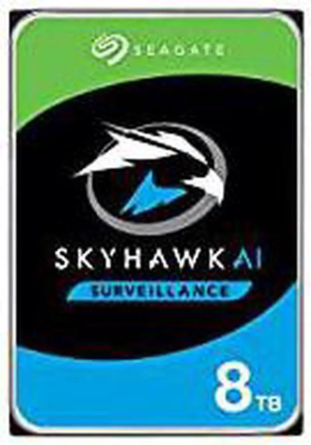 Main image of Seagate Skyhawk AI 8TB Video Internal Hard Drive HDD - 3.5 Inch SATA 6Gb/s 256MB Cache for DVR NVR Security Camera System with in-House Rescue Services (ST8000VE001) (ST8000VE001)