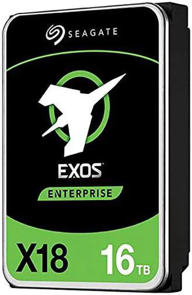 Main image of Seagate Exos X18 ST16000NM004J 16 TB Hard Drive - Internal - SAS (12Gb/s SAS) - Video Surveillance System, Storage System Device Supported - 7200rpm (ST16000NM004J)
