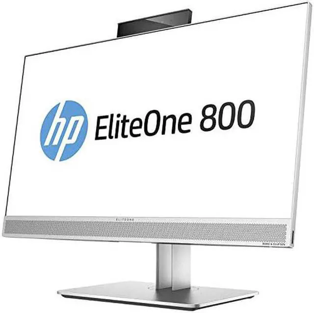 Main image of HP EliteOne 800 G3-AIO 23" FHD, Core i5-6500 3.2GHz, 8GB RAM, 256GB Solid State Drive, DVDRW, Windows 10 Pro 64Bit, CAM, (Renewed)