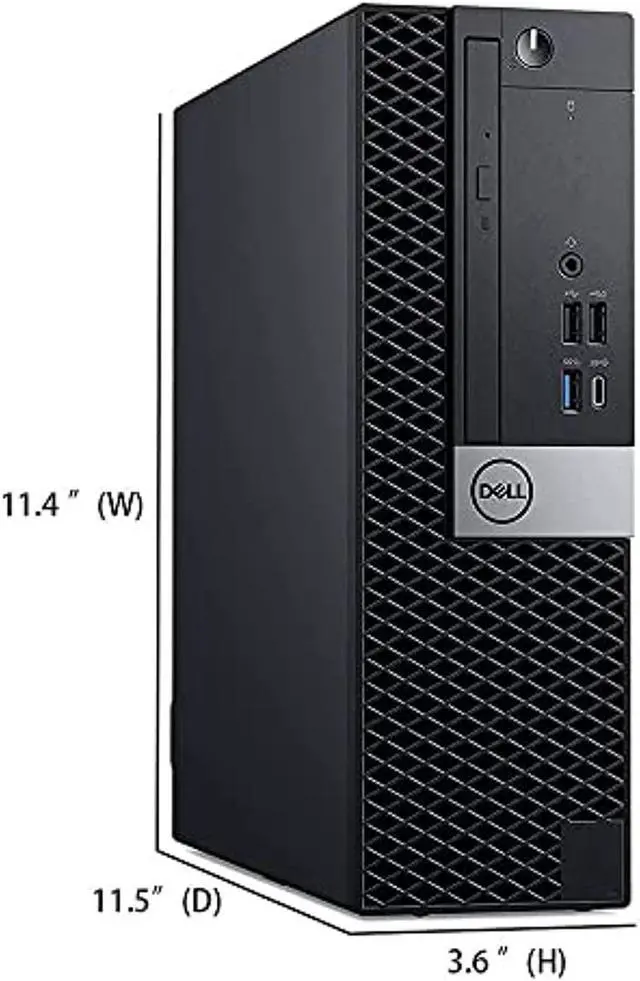 Alt view image 5 of 5 - Dell OptiPlex 7050 SFF Desktop Computer PC,Intel Core i5-6500 3.20GHz,16GB DDR4 Ram 512GB NVMe M.2 SSD,Built-in WiFi  and  Bluetooth,HDMI,DVD-RW,Windows 10 Pro,Wireless Keyboard  and  Mouse(Renewed)