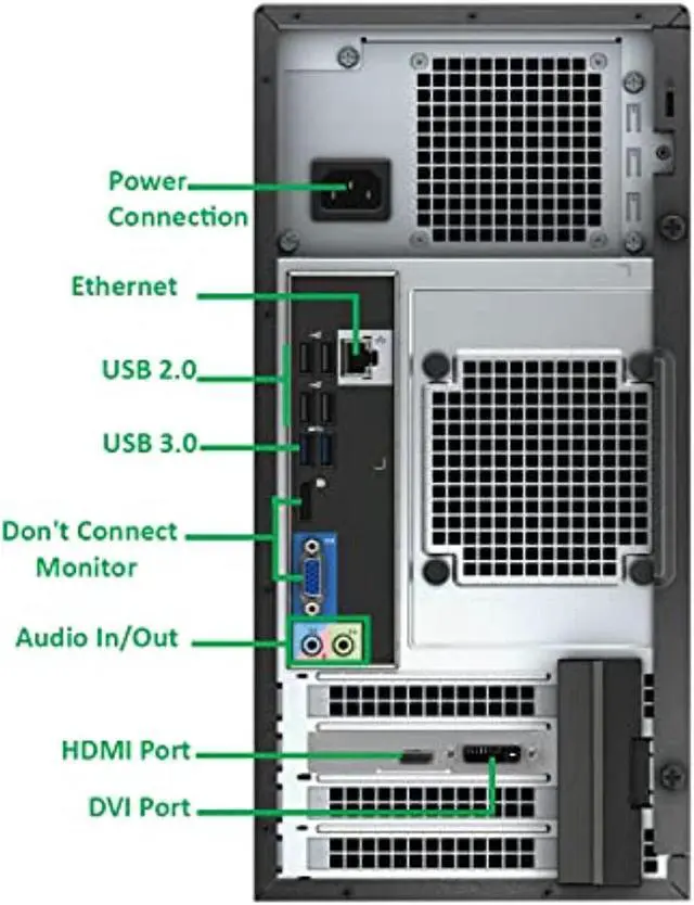 Alt view image 3 of 5 - Dell OptiPlex 7020 Tower Computer Desktop PC, Intel Core i5 Processor, | 8GB Ram  and  1TB Hard Drive | HDMI, NVIDIA GeForce GT 1030 2GB, WiFi/Bluetooth, Windows 10 (Renewed)