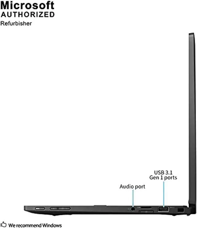Alt view image 5 of 7 - 2018 Dell Latitude 7390 13.3 inch FHD Laptop PC (Intel Quad Core i7-8650U, 16GB Ram, 512GB SSD, Camera, WiFi, Thunderbolt 3) Win 10 Pro (Renewed)