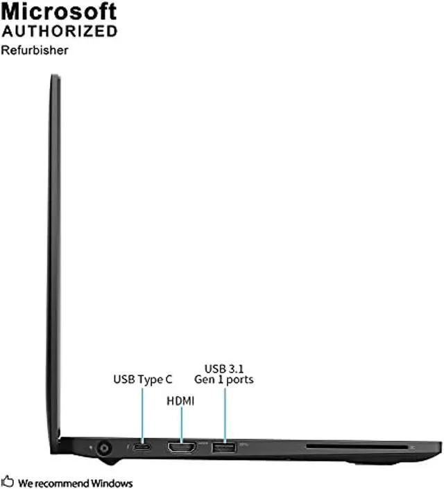 Alt view image 4 of 7 - 2018 Dell Latitude 7390 13.3 inch FHD Laptop PC (Intel Quad Core i7-8650U, 16GB Ram, 512GB SSD, Camera, WiFi, Thunderbolt 3) Win 10 Pro (Renewed)