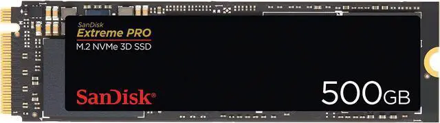 Alt view image 2 of 20 - SanDisk Extreme PRO 500GB PCIe 3.0 x4 M.2 2280 Internal Solid State Drive