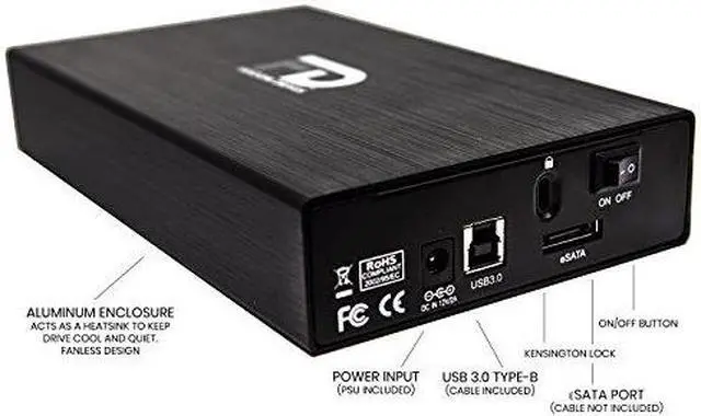 Alt view image 7 of 20 - MICRONET GFP10000EU3 FANTOM DRIVES 10TB EXTERNAL HDD