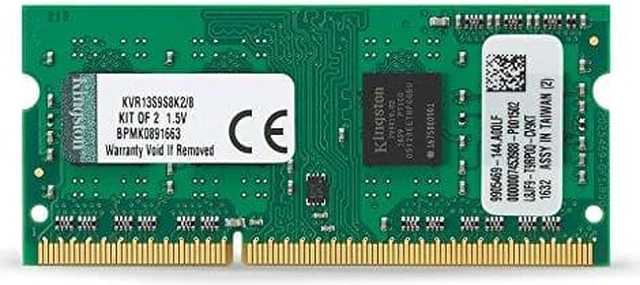 Alt view image 5 of 8 - Kingston ValueRAM 8GB Kit (2x4GB) 1333MHz DDR3 Non ECC CL9 SODIMM SR x8 Notebook Memory KVR13S9S8K2/8