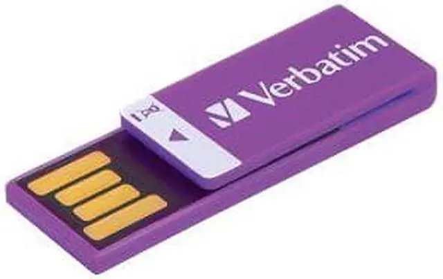 Alt view image 8 of 11 - Verbatim Clip-it USB Drive 16GB White - 16 GB - USB 2.0 - White - 1/Pack