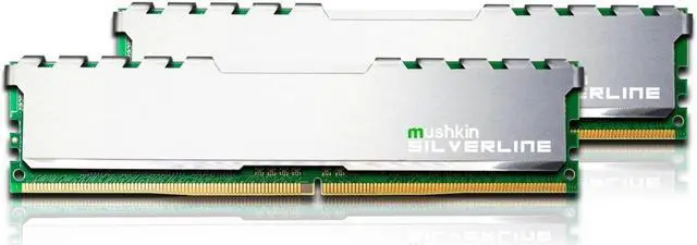 Alt view image 4 of 11 - Mushkin Silverline 8GB (2X4GB) DDR4 PC4-17000 2133MHz 288-pin Desktop Memory Model MSL4U213FF4GX2