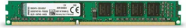 Main image of Kingston Technology 4GB 1333 MHz 240-Pin DDR3 SDRAM Memory Module (KVR13N9S8/4)