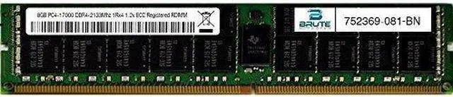 Alt view image 2 of 3 - 752369-081 - HP Compatible 16GB PC4-17000 DDR4-2133Mhz 2Rx4 1.2v Registered RDIMM