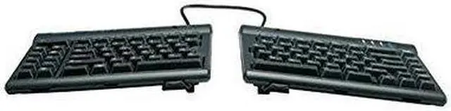 Alt view image 3 of 5 - Kinesis Freestyle2 Keyboard for PC, Us English Legending, Black, 9 Inch Maximum - KB800PB-US