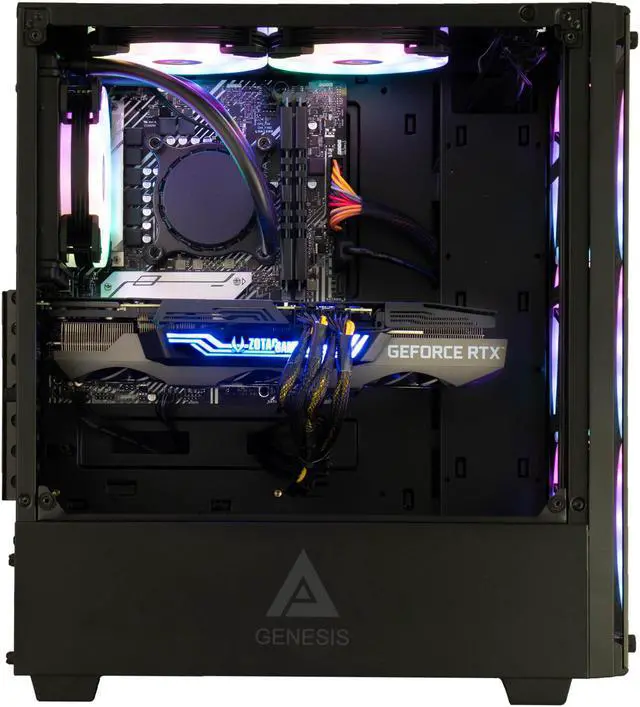 Alt view image 3 of 7 - Cobratype Cascabel Gaming Desktop PC - Ryzen 7 5800X, NVIDIA RTX 3070 Ti, 32GB DDR4, 2TB NVMe, AIO Liquid Cooler