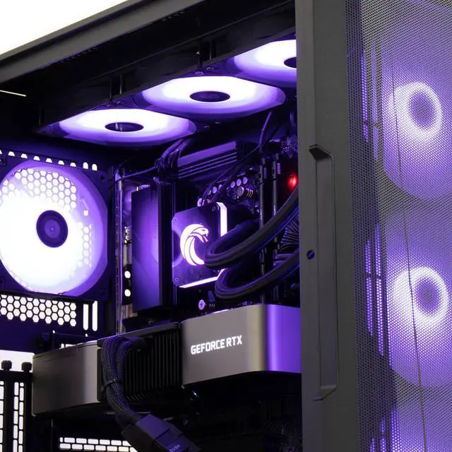 Alt view image 5 of 7 - Cobratype Wutu Legend Desktop High-Performance PC - AMD Ryzen 7 7700X, RTX 4090, 16 GB DDR5 RAM, 1 TB NVMe, AIO Liquid Cooler, Windows 11 Home