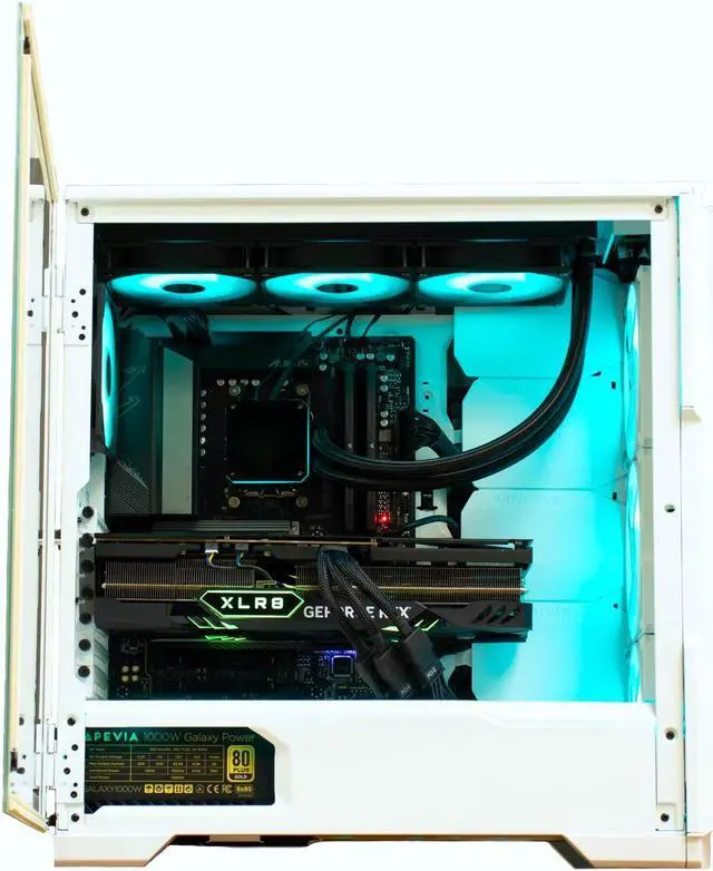 Alt view image 6 of 7 - Cobratype Levant Gaming PC - Intel Core i9-11900F, RTX 4070, Liquid Cooled, 16GB DDR4 RAM, 1TB NVMe, Windows 11 Home - Gaming Desktop