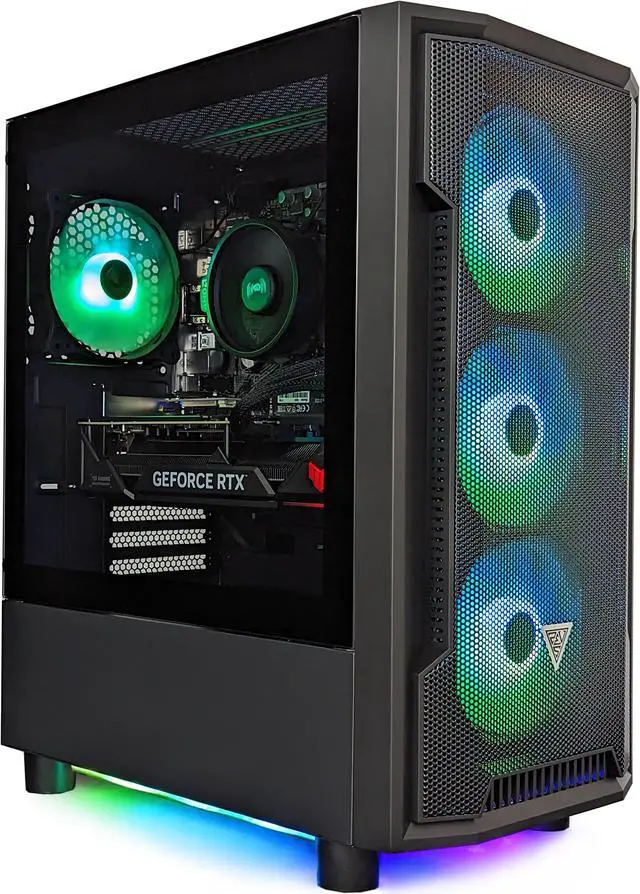Main image of Cobratype Anaconda Gaming PC - AMD Ryzen 5 5600X, RTX 4060, 16 GB DDR4 RAM, 1 TB NVMe, Windows 11 Home - Gaming Desktop