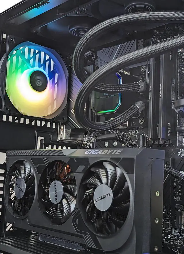 Alt view image 4 of 6 - Cobratype KingCobra Warrior Gaming PC- Intel Core i7 14700KF, RTX 4070 Super, Hyte Y60, Liquid Cooled, 32GB DDR5 RAM, 2TB NVMe, Windows 11 Home - Gaming Desktop RTX 4070 Super