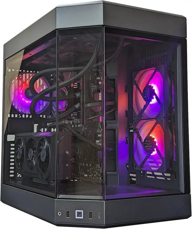 Alt view image 5 of 6 - Cobratype KingCobra Warrior Gaming PC- Intel Core i7 14700KF, RTX 4070 Super, Hyte Y60, Liquid Cooled, 32GB DDR5 RAM, 2TB NVMe, Windows 11 Home - Gaming Desktop RTX 4070 Super