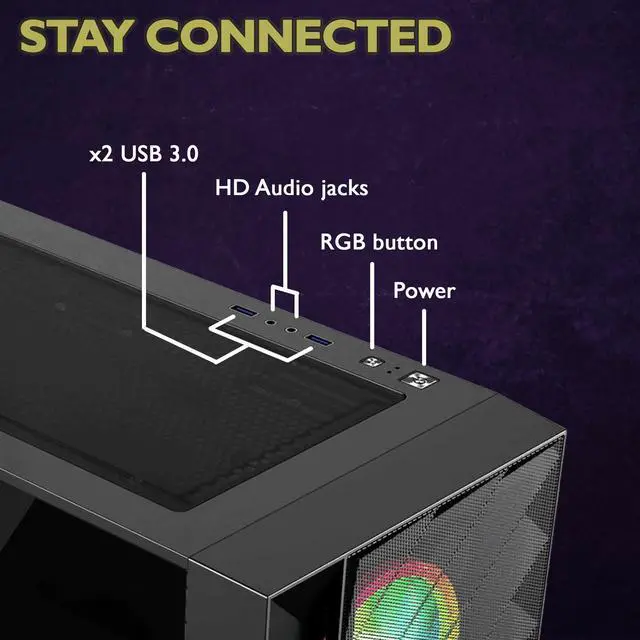 Alt view image 4 of 7 - Cobratype Python Gaming PC - Intel Core i7-13700F, RTX 4060, Liquid Cooled, 32GB DDR5 RAM, 2TB NVMe, Windows 11 Home - Gaming Desktop