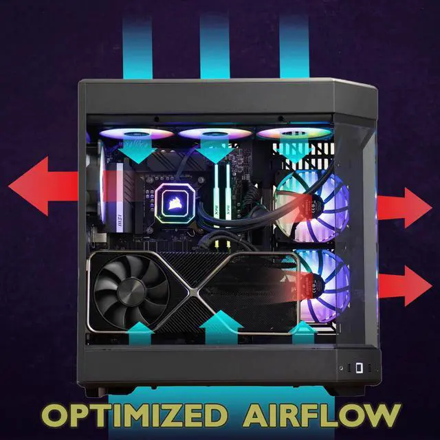Alt view image 3 of 7 - Cobratype King Cobra Legend Desktop High-Performance PC - Intel Core i9-12900KF, RTX 4090, 32 GB DDR5 RAM, 2 TB NVMe, AIO Liquid Cooler, Windows 11 Home
