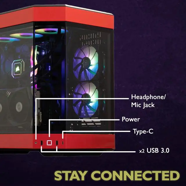 Alt view image 4 of 7 - Cobratype Dragon Warrior Desktop Gaming PC - Ryzen 9 7900X, RX 7900 XTX, 32 GB DDR5 RAM, 2 TB NVMe, AIO Liquid Cooler, Windows 11 Home