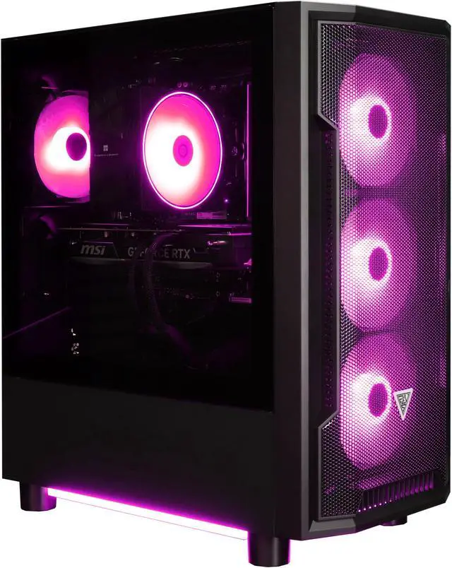 Alt view image 4 of 6 - Cobratype Anaconda Gaming PC - Intel Core i5 14400F, RTX 4060, 32 GB DDR4 RAM, 1 TB NVMe, Windows 11 Home - Gaming Desktop
