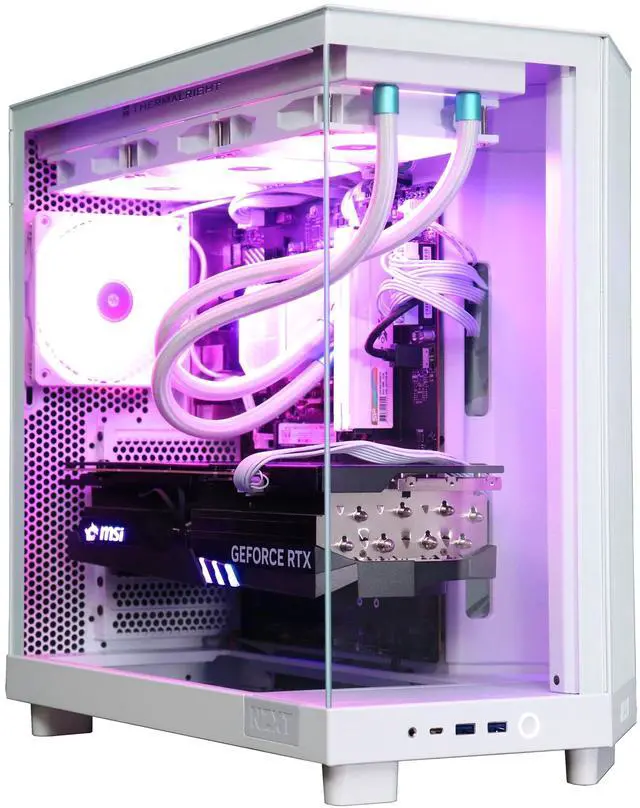 Alt view image 3 of 7 - Cobratype Gaming PC - Ryzen 7 9700X, RTX 5080, 32 GB DDR5 RAM, 2 TB NVMe, 360mm AIO Liquid Cooler, Windows 11 Home - Gaming Desktop