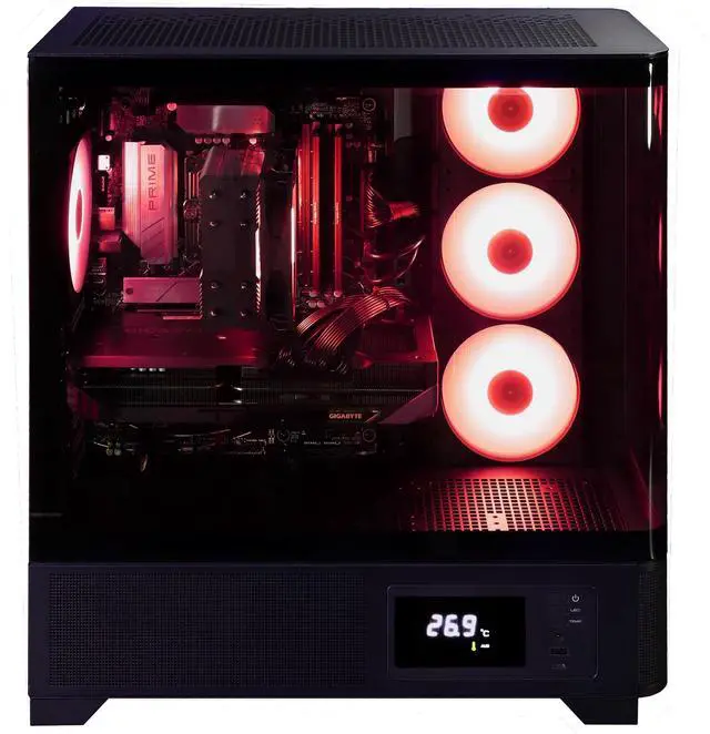 Alt view image 2 of 6 - Cobratype Anaconda Gaming PC, Ryzen 5 9600X 3.90 GHz (Up to 5.4 GHz), RTX 5050, 8GB GDDR6, AI Enhancement Ready, 1TB NVMe SSD, 32GB DDR5, Wi-Fi, Win 11 Home