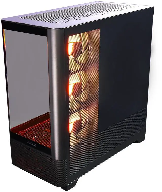 Alt view image 4 of 6 - Cobratype Anaconda Gaming PC, Ryzen 5 9600X 3.90 GHz (Up to 5.4 GHz), RTX 5050, 8GB GDDR6, AI Enhancement Ready, 1TB NVMe SSD, 32GB DDR5, Wi-Fi, Win 11 Home
