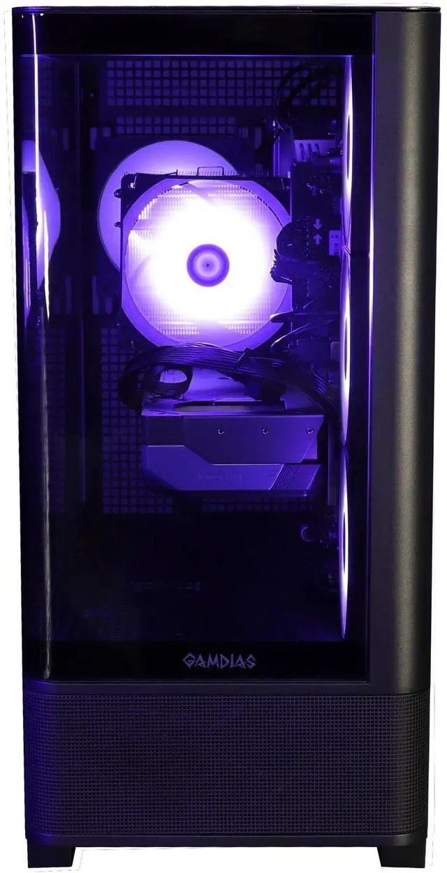Alt view image 5 of 6 - Cobratype Anaconda Gaming PC, Ryzen 5 9600X 3.90 GHz (Up to 5.4 GHz), RTX 5050, 8GB GDDR6, AI Enhancement Ready, 1TB NVMe SSD, 32GB DDR5, Wi-Fi, Win 11 Home