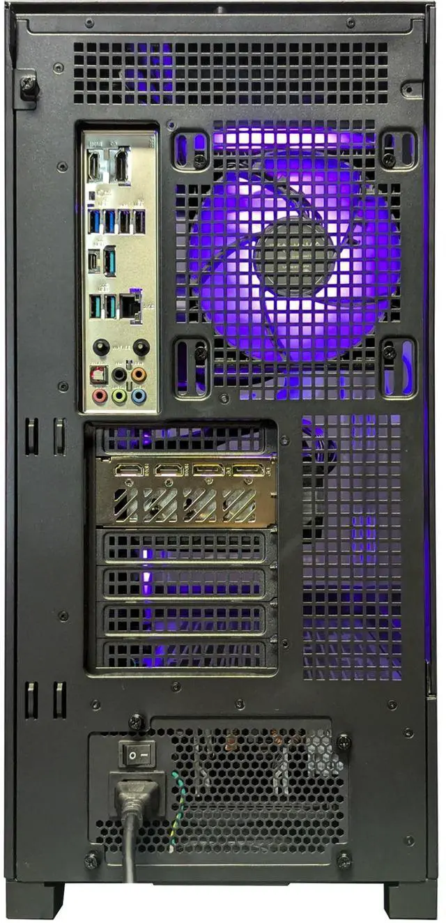 Alt view image 6 of 6 - Cobratype Anaconda Gaming PC - AMD Ryzen 9800X3D, RTX 5070, 360mm AIO Liquid Cooler, 32 GB DDR5 RAM, 2 TB NVMe, Windows 11 Home - Gaming Desktop