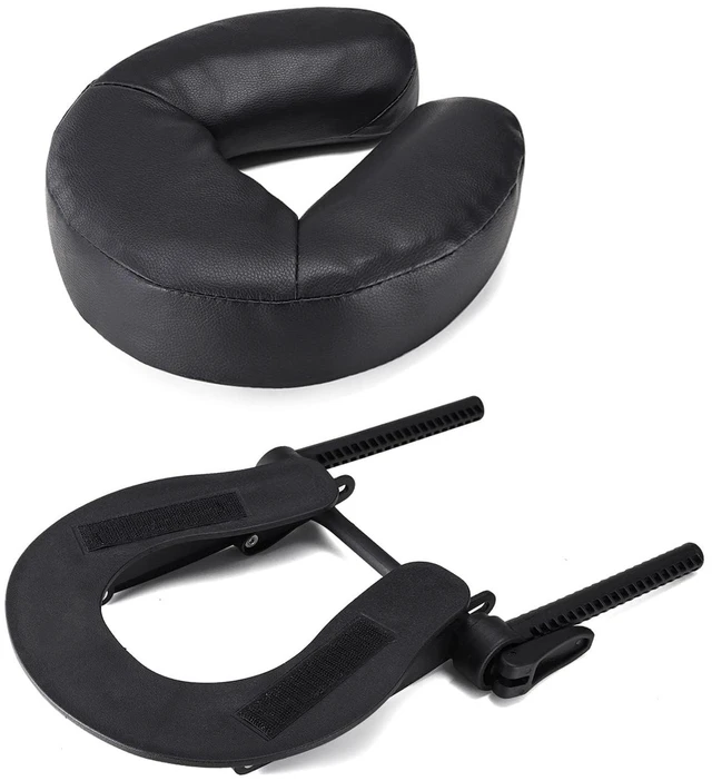 Alt view image 7 of 7 - Noverlife Universal Massage Table Face Cradle & Cushion, Multi-Angle | Adjustable Spa Bed Headrest & Face Pillow Support for Salon Massage Bed & Home Mattress Top, Therapists, Eye Surgery Recovery