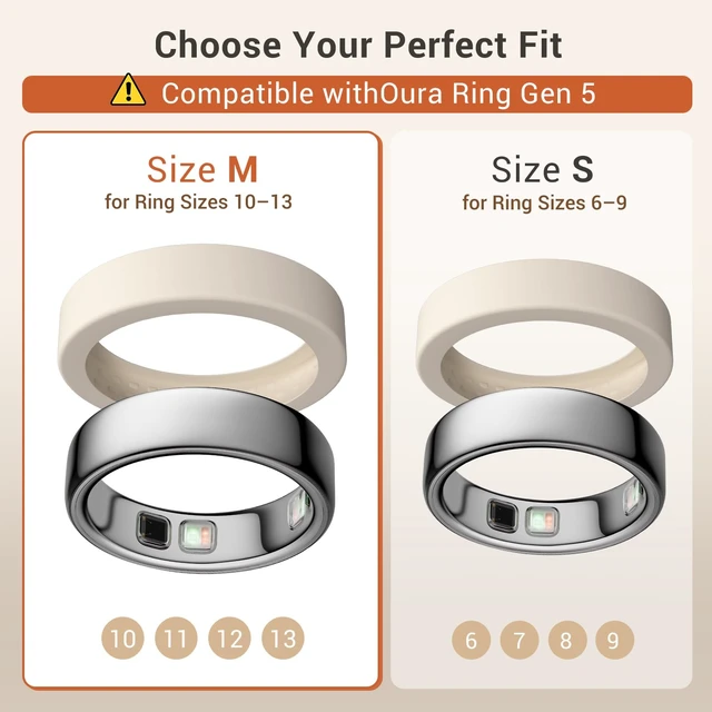 Alt view image 3 of 7 - CoBak 10 Pack Ring Cover Compatible with Oura Ring 5 | Support Charging with Cover on, anti-scratch ultra-thin silicone, non-slip, anti-yellowing, assorted colors, skin-friendly.