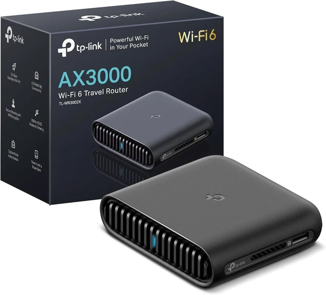 Alt view image 6 of 10 - TP-Link Dual-Band Wi-Fi 6 AX3000 Travel Router TL-WR3002X | Multi-Gig Portable | OpenVPN, WireGuard | Easy Public WiFi Sharing | Hotel/Cruise/Travel Approved | Phone WiFi Tether | USB 3.0 | Multi-Mode