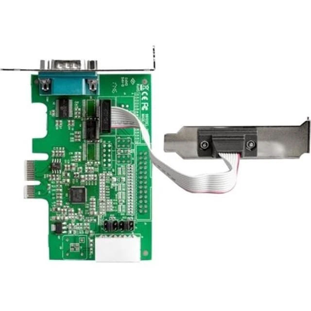 Alt view image 9 of 10 - StarTech.com 2-port PCI Express RS232 Serial Adapter Card - PCIe RS232 Serial Host Controller Card - PCIe to Serial DB9 - 16950 UART - Low Profile Expansion Card - Windows & Linux , TAA (PEX2S953LP)