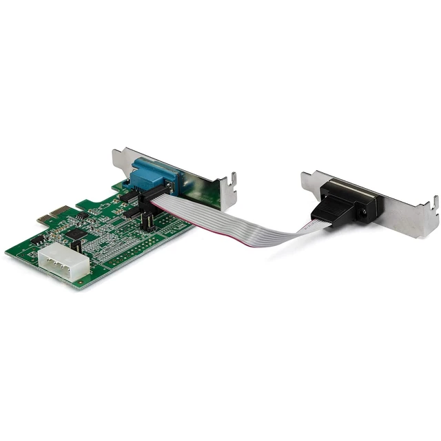 Alt view image 10 of 10 - StarTech.com 2-port PCI Express RS232 Serial Adapter Card - PCIe RS232 Serial Host Controller Card - PCIe to Serial DB9 - 16950 UART - Low Profile Expansion Card - Windows & Linux , TAA (PEX2S953LP)