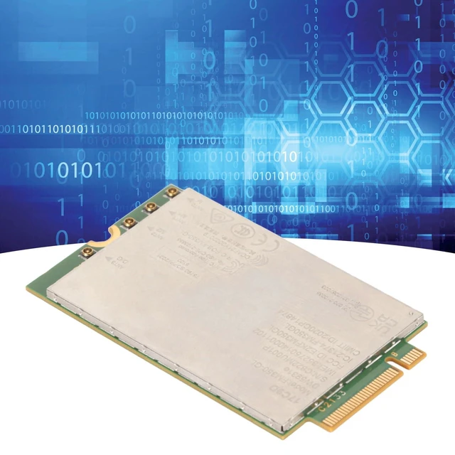Alt view image 8 of 10 - DW5931e FM350-GL M.2 eSIM 5G Network Module Adapter Card, 4G LTE Network Card with 4x4 GNSS Modem, Compatible with Linux, for Latitude 5531 9330 3571