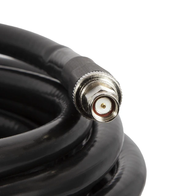 Alt view image 8 of 10 - NooElec LMR400 30' (10m) Ultra-Low Loss SMA Extension Cable - 50, Male-to-Female, Black, Suitable for RF Applications, Ham Radios, SDR Systems, Industrial or Commercial RF Equipment, and Antennas