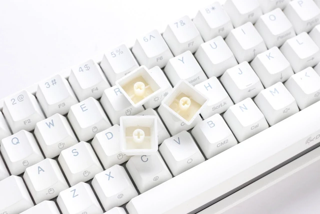 Alt view image 10 of 10 - Ducky One 2 Mini Pro RGB Mechanical Keyboard Classic White - Gateron Brown Switch